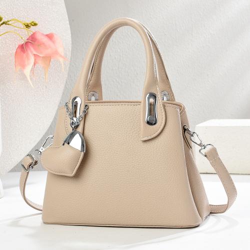 PU Leather Tote Bag & Easy Matching Handbag with hanging ornament PC