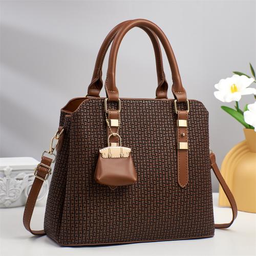 PU Leather with silk scarf & Tote Bag Handbag PC