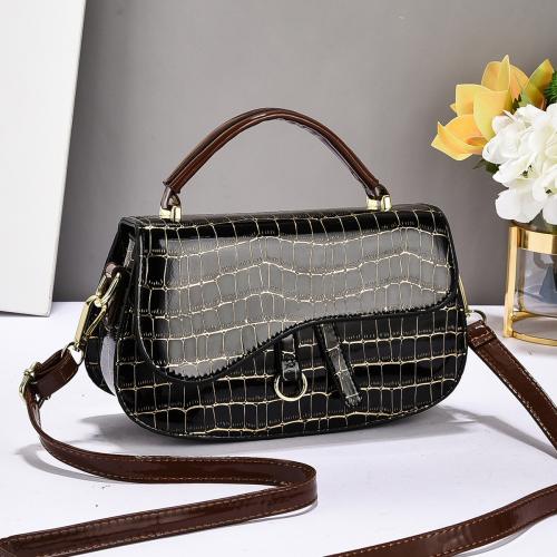 PU Leather Saddle & Easy Matching Crossbody Bag PC