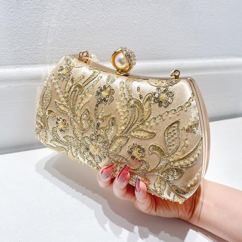 Paillettes & Perle en plastique & Soie Sac d’embrayage plus de couleurs pour le choix pièce