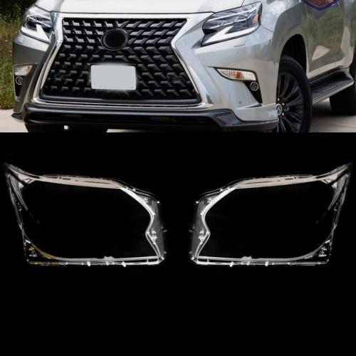 L+R Front Headlight Lens Shell + Seal Glue For Lexus GX460 2020-2023 US