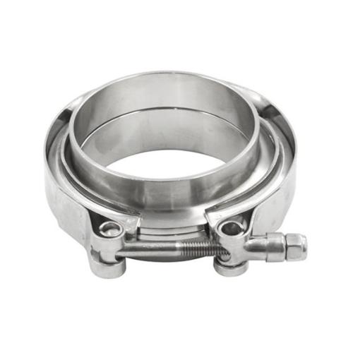 2.5 Inch V Band Clamp With Flange Male Female Stainless Steel Jo2.5
