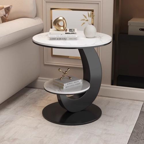 Sintered Stone & Metal Side Table  PC