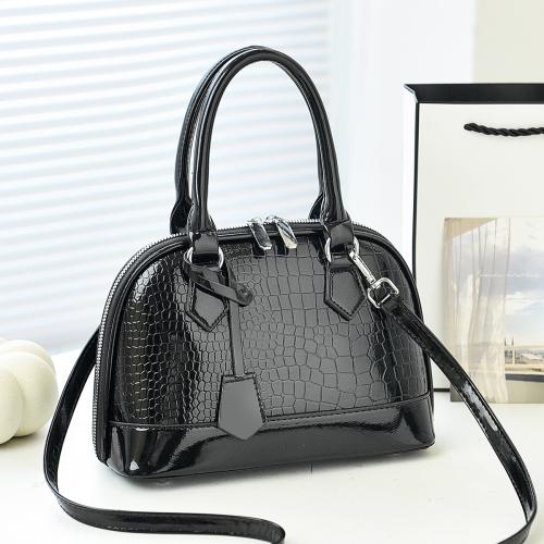 PU Leather Easy Matching Handbag large capacity crocodile grain PC