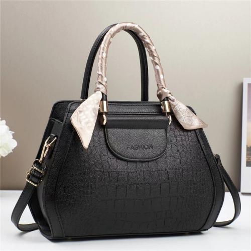PU Leather Easy Matching Handbag Stone Grain PC