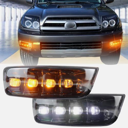 LED Front Bumper Daytime Running Light Turn Fog Lamp For Toyota 4Runner 2003-05