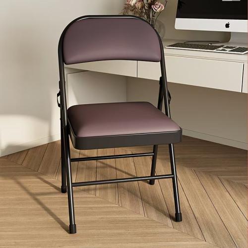 Métal & Éponge & PU Cuir Chaise pliante Solide plus de couleurs pour le choix pièce