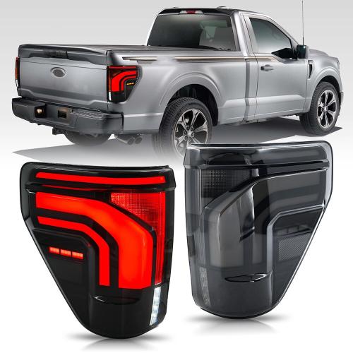 LED Tail Lights For 2024 2025 Ford F150 Brake Rear Lamps Dynamic with Blind 