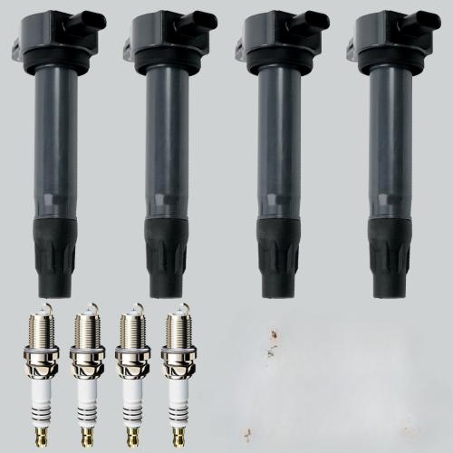 4X Ignition Coil & 4 Iridium Spark Plug For Dodge Jeep Compass Patriot UF557