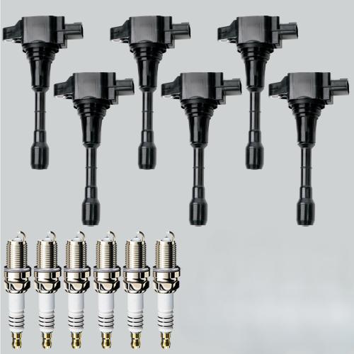 6X Ignition Coil & 6X Iridium Spark Plug for Nissan Murano Maxima V6 3.5L UF550