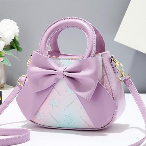 PU Leather Box Bag & Bowknot Crossbody Bag PC