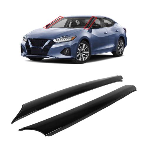 2PCS For Nissan Maxima 2016-2020 LH&RH Front Windshield A Pillar Molding Trim