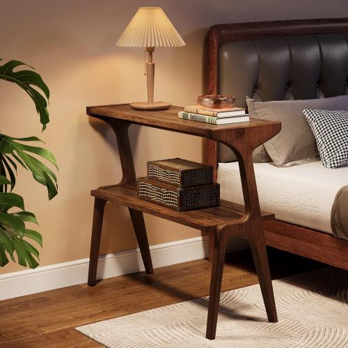 Solid Wood Tea Table brown PC