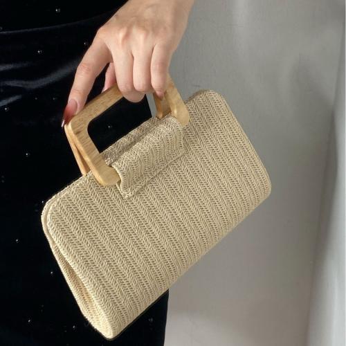 Straw Clutch Bag Polyester PC