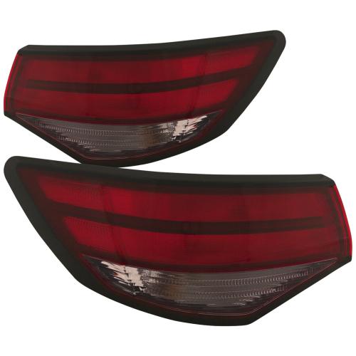 Tail Lights Pair For 2020-2025 Nissan Sentra Driver Passenger Side Tail Lamps