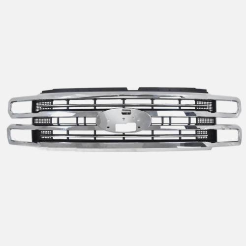 For 2023-2024 Ford F250 F350 F-250 F-350 Super Duty Platinum Grill Chrome Grille