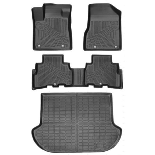 Car Floor Mats and Trunk Mat Cargo Liner All Weather For 2019-2024 Nissan Murano