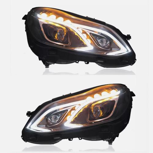 Fits For Mercedes Benz E-Class W212 10-15 modified LED lens headlight assembly