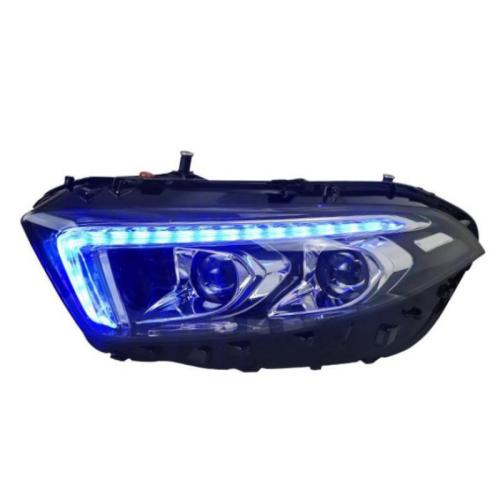 For Benz A Class A180 A200 W177 Headlights LED Blue Start DRL Turn Signal Lamps