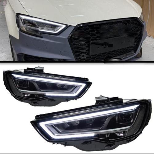 For AUDI A3 8V S3 2013-2016 LED DRL Sequential Projector Headlights Assembly