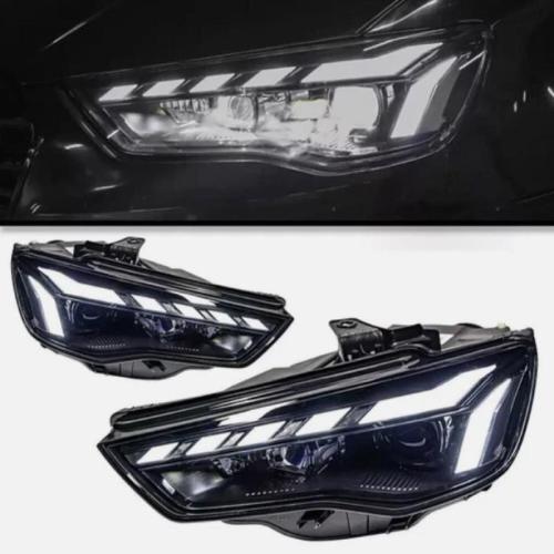 LED headlights upgrade for Audi A3 2013-2016 laser projector DRLanimation lights