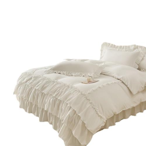 Chemical Fiber Bedding Set & washable Solid Set