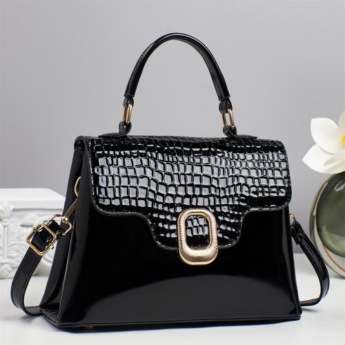 PU-leer Handtas krokodillenkorrel meer kleuren naar keuze stuk