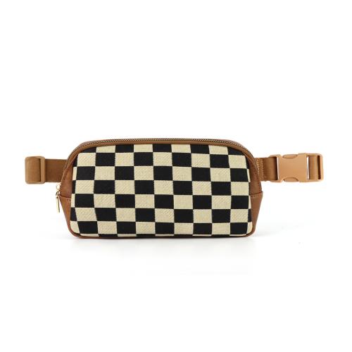 Polyester Easy Matching Waist Pack plaid PC