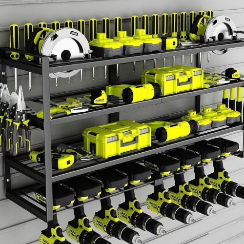 Wall-mounted Handheld Electric Drill Storage Rack Power Tools Storage Rack