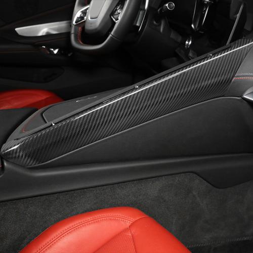 For 2020-2025 Corvette C8 Carbon Fiber Interior Trim Cover Accessories