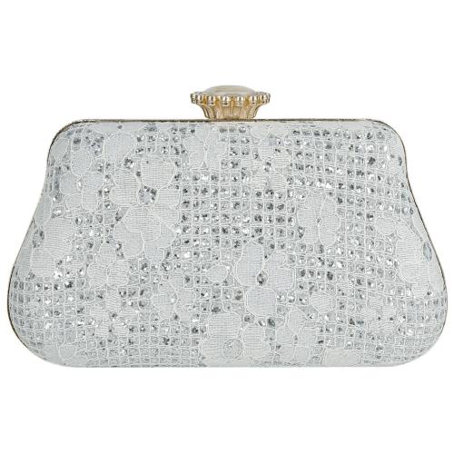 PU Leder & Pailletten Clutch Bag, mehr Farben zur Auswahl, Stück