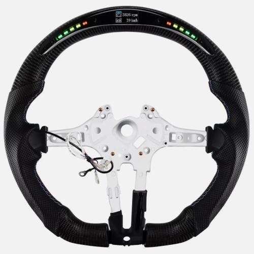 Carbon Fiber Steering Wheel LED for BMW F30 F32 F36 F21 F22 F87 F80 F82 M2 M3 M4