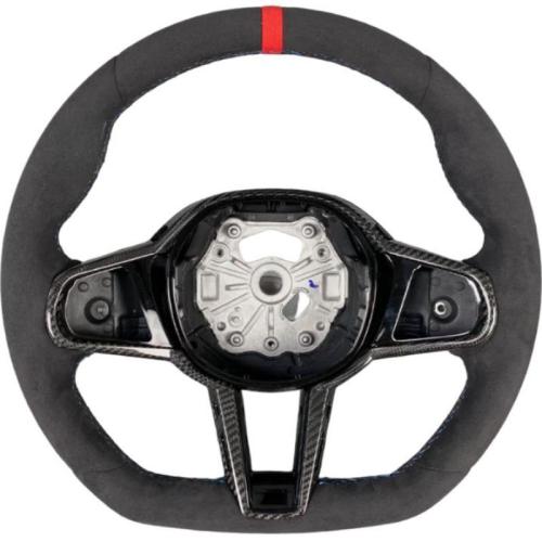Alcantara CS  steering wheel for  M G20 G30 F90 G80 G82 M340i Without heating