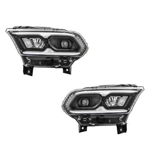 For Dodge Durango 2021-2023 Headlight Full LED Headlamp Black