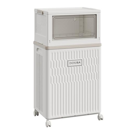 Polypropylene-PP dampproof Bedside Cabinet durable & dustproof & large capacity PC