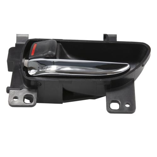 Inner Interior Inside Door Handle Black with Chrome Lever Left Driver Side