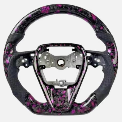 Customized Forged Real Carbon Fiber Steering Wheel For Toyota Camry Corolla 18+