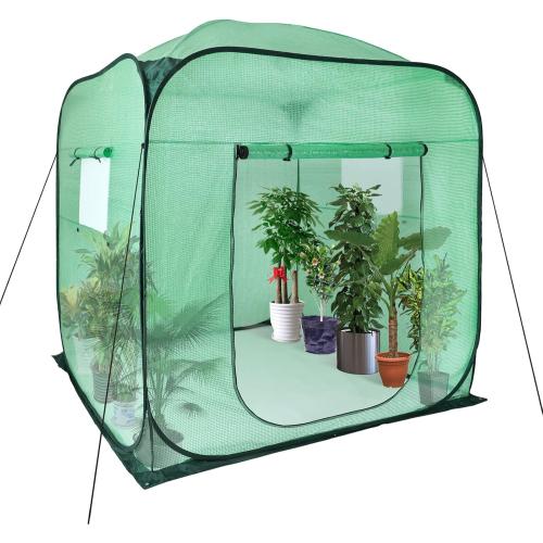 Steel & PE Plastic heat preservation Greenhouse & waterproof Solid transparent PC