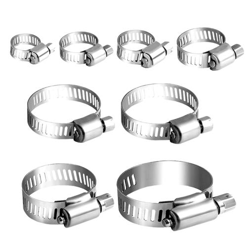 Adjustable Hose Clamps Worm Gear Stainless Steel Clamp Assortment set