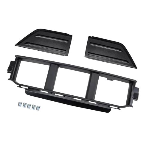 For Ford 2021-2023 Front F150 Cover Lower Trim Panel Bumper Grill Black Grille