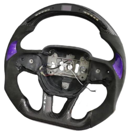 Carbon Fiber LED Steering Wheel Fits For Dodge Charger Challenger Durango SRT 15+