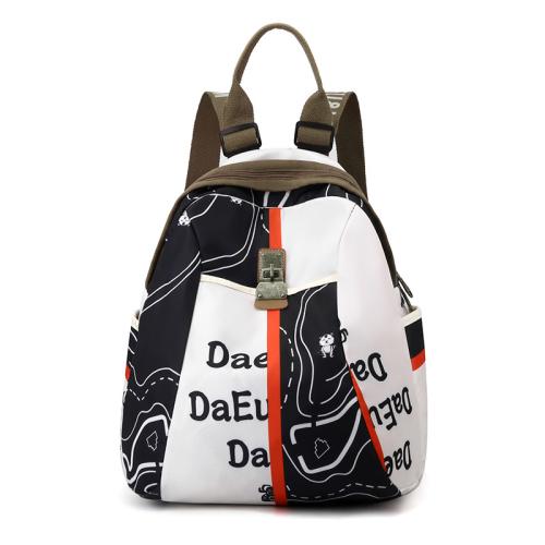 Nylon Concise Backpack durable & large capacity & soft surface & waterproof PC