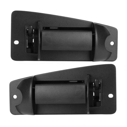 Pair Rear Outside Door Handle for 99-07 Chevy Silverado GMC Sierra Extended Cab