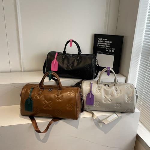 PU Leather separating dry and moist Yoga Gym Hand Bag large capacity PC