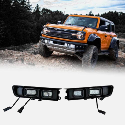 LED Fog Lights for Ford Bronco 2021-2024 Bumper Fog Lamps (White)