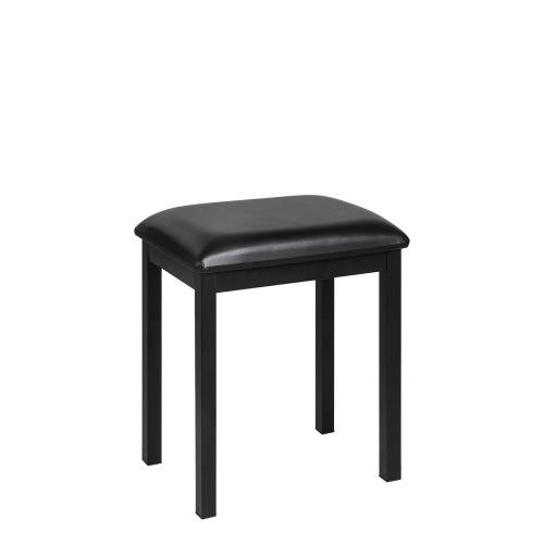 Sponge & Wood & Iron adjustable Stool hardwearing black PC