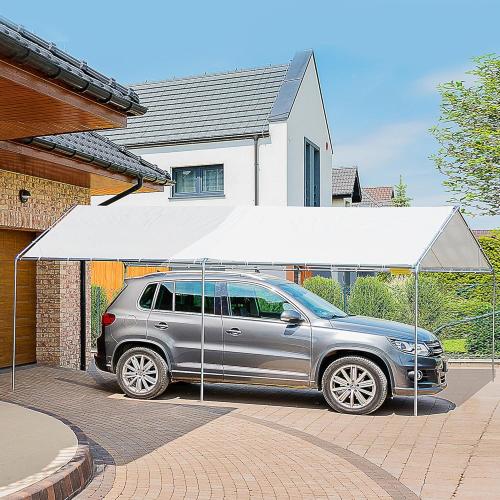 Steel & Mesh Fabric Outdoor Rain Shelter & waterproof PC