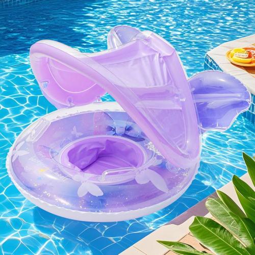 PVC Inflatable Baby Swimming Seat Ring durable PC