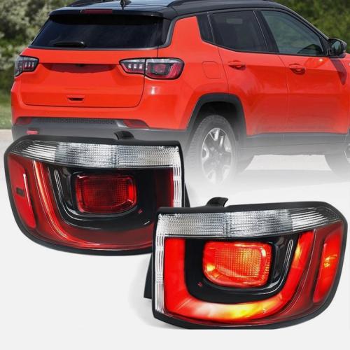 2P For 2021-2024 Jeep Compass Halogen Outer Tail Lights Lamps Driver & Passenger