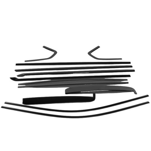 HD 2500/3500 Chrome Window Decor Trim Strip Cover For 2020-2025 Chevy Silverado